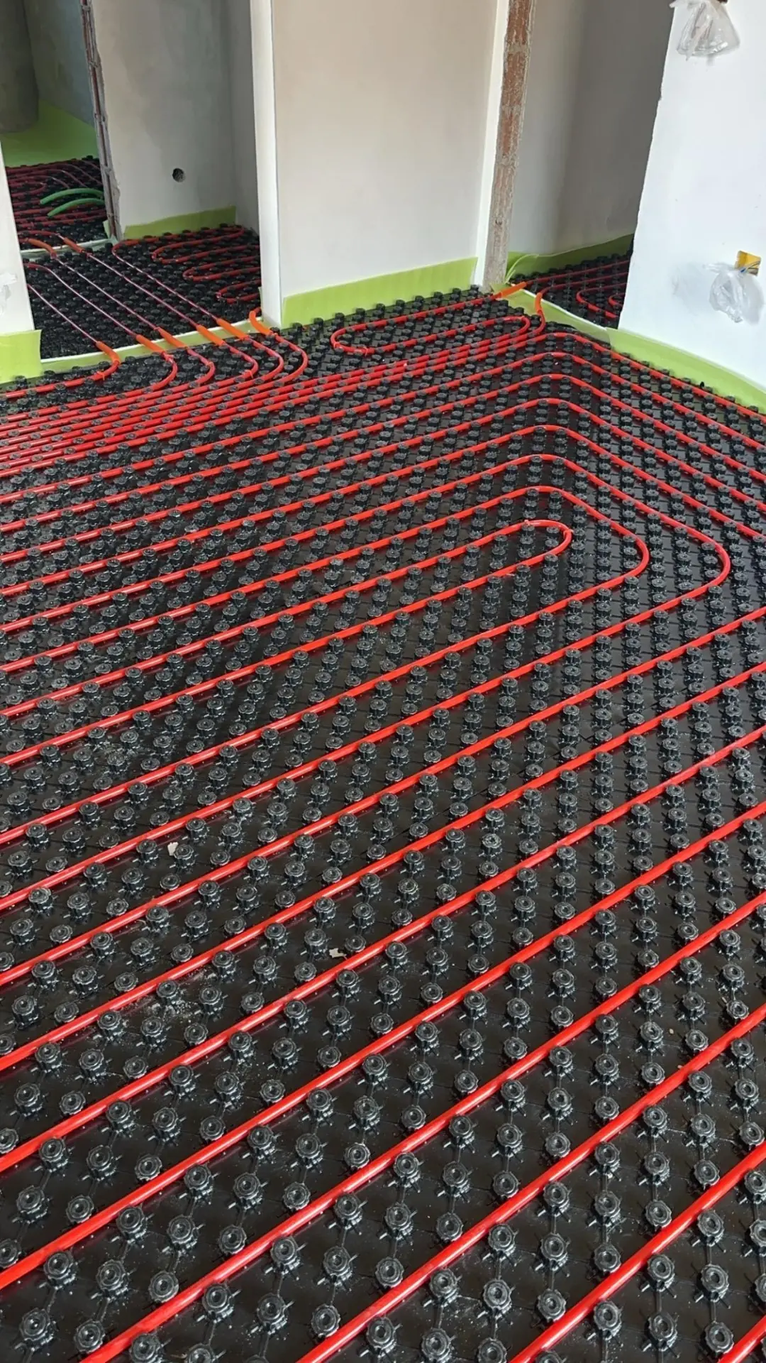 Copper pipe work
